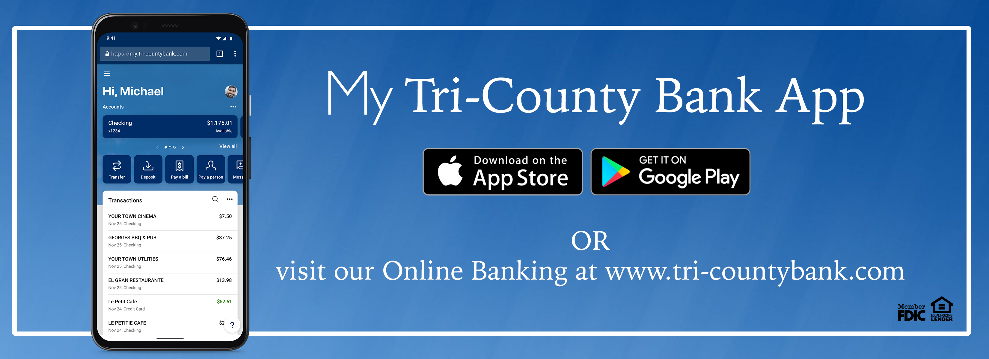 Image of mobile banking